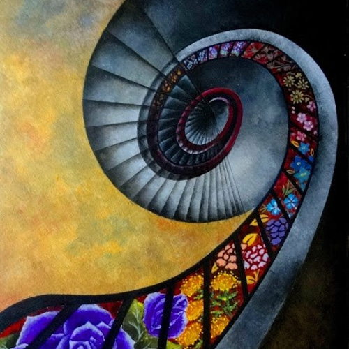 naples morning アクリル画 アクリル画 斜陽