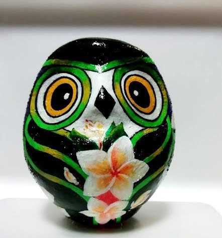 受注制作　フルオーダー　送料無料　フクロウ（不苦労）ダルマ