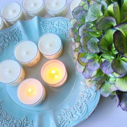 美しき平和な地球のオーガニックアロマsoy candle15個andグラスセット〜サステナブルcandles〜 5枚目の画像