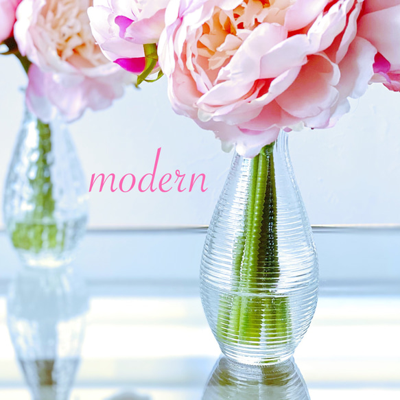 elegance love pink！【Lサイズ】水換えなしのずっと綺麗な花瓶付きアートフラワー 2枚目の画像