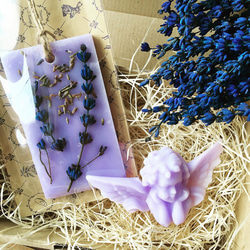 lavender & angel aroma wax bar 2枚目の画像