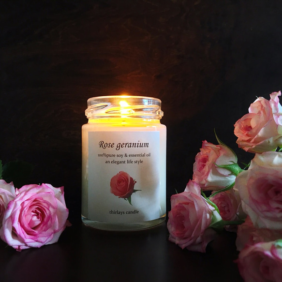 3本セット natural aroma soy candle〜elegant life style〜 2枚目の画像