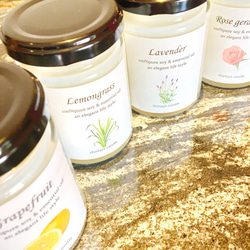 ラグジュアリー4本セット natural aroma soy candle〜elegant life style〜 4枚目の画像