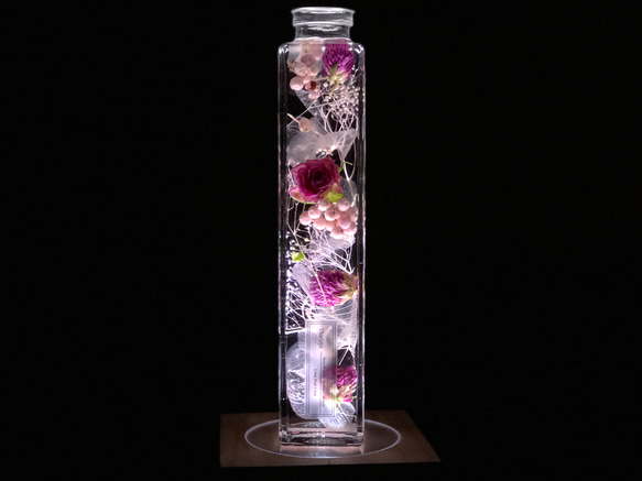 桜ピンクのROSEラグジュアリーハーバリウム -Lサイズ- 5枚目の画像