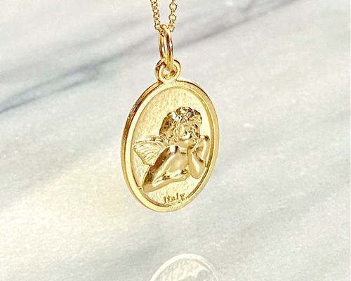 Guardian Angel 14kgf gold 守護天使の愛と癒しのネックレス