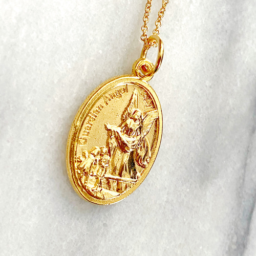 Guardian Angel 14kgf gold 守護天使の愛と癒しのネックレス