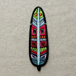 刺繍ワッペン＊羽 1枚目の画像