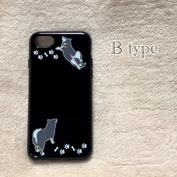 柴犬(黒柴)のiPhoneケース【受注生産】 3枚目の画像
