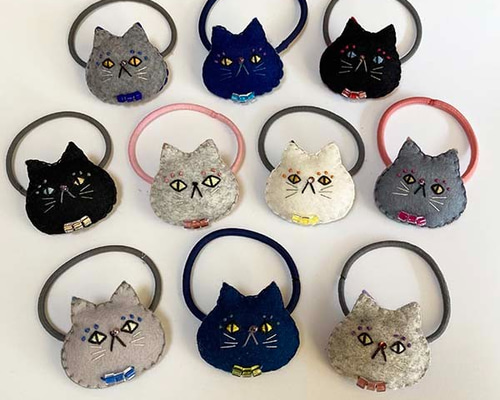 光る☆*°猫ちゃんゴム 0_8769c0b90bf1dfba32202bf70fbb