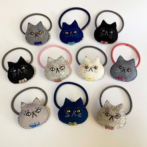 パフ猫ゴム(standard color) ☆送料無料☆ その他雑貨 the cat