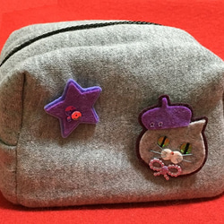 ベレー帽猫ブローチ 4枚目の画像