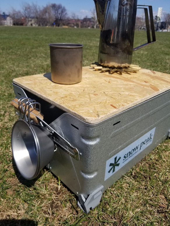 スノーピーク　シェルフコンテナ25　専用天板 1枚目の画像