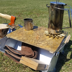 スノーピーク　シェルフコンテナ25　専用天板　ウレタンニス 2枚目の画像