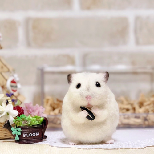 うちの子オーダー【受注制作】ジャンガリアンハムスター(お座り