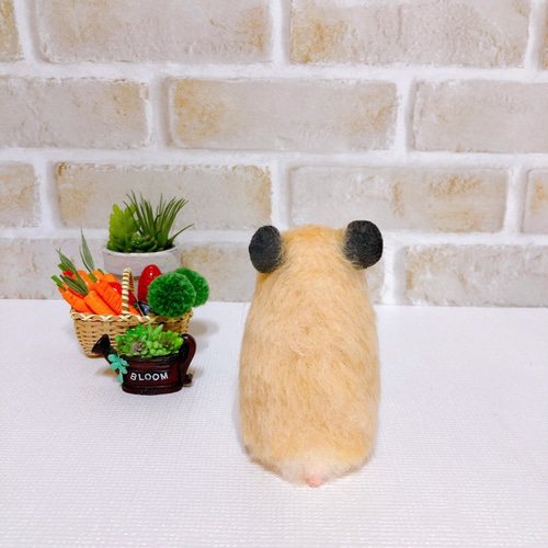 専用です ◇キンクマハムスター＆バナナ◇羊毛フェルト キンクマハムスター* 羊毛フェルト マスコット 羊毛フェルト