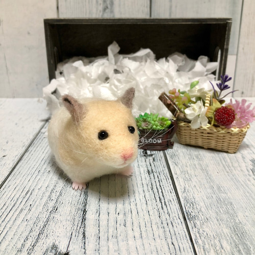 ハムスター 羊毛フェルト オーダー品 羊毛フェルト *ゆったり