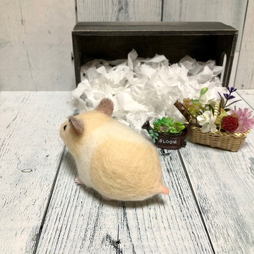 ハムスター 羊毛フェルト オーダー品 羊毛フェルト *ゆったり