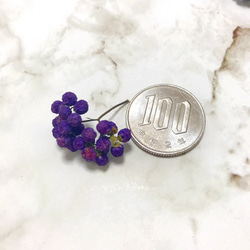 ムラサキシキブ 紫の実 小枝7〜8本 ドライフラワー ハーバリウム スワッグ リース 素材 3枚目の画像