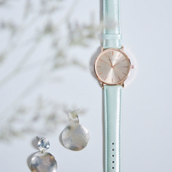 【シンプルでかわいいピンクゴールド】腕時計 シンプル ライム レディース クリスマスに♪ 2枚目の画像