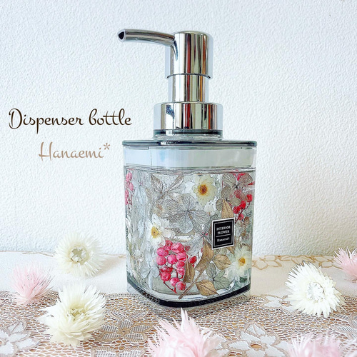 ❤︎大人可愛いハーバリウムディスペンサー❤︎ バス・トイレ・洗面  