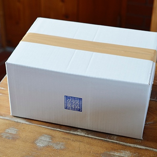 つぶつぶみかんのモチモチ鏡餅 組紐付き 鏡餅 ガラス工房 グラスタイム