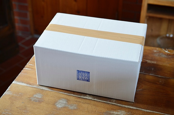 ※はなび【美品】つぶつぶみかんのモチモチ鏡餅 グラスタイム 組紐付き つぶつぶみかんのモチモチ鏡餅 組紐付き その他置物 ガラス工房 グラス