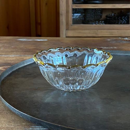 【美品】 田井将博 輪花モール鉢 3点セット 鉢 器 食器 ガラス ボウル 皿 田井将博 輪花モール鉢 (中)｜Discover Japan 公式オンライン