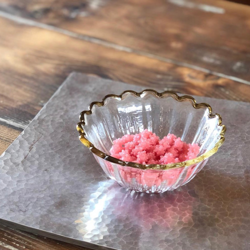 【美品】 田井将博 輪花モール鉢 3点セット 鉢 器 食器 ガラス ボウル 皿 田井将博の輪花豆花鉢、輪花モール鉢（大）- poooL (online shop)