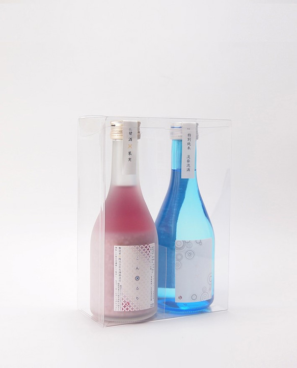 福島の日本酒「銀箭」＆酒蔵がつくるブルーベリー甘酒『こんるり』2本詰め 2枚目の画像