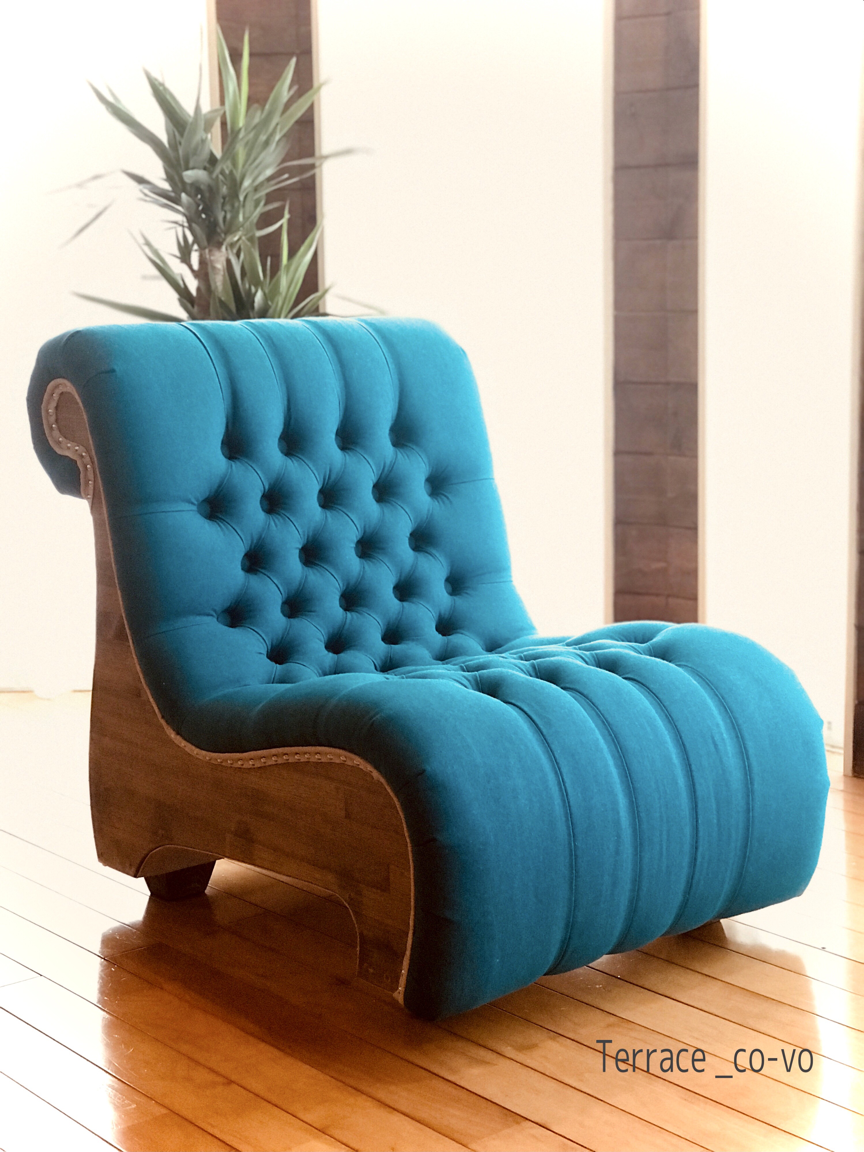 タフティング1人掛けチェア♪