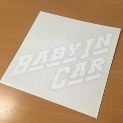 BABY IN CAR カッティングシート（ROCKシリーズ1） 2枚目の画像