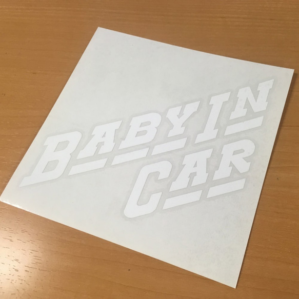 BABY IN CAR カッティングシート（ROCKシリーズ1） 2枚目の画像