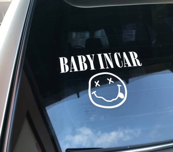 BABY IN CAR カッティングシート（ROCKシリーズ5） 1枚目の画像