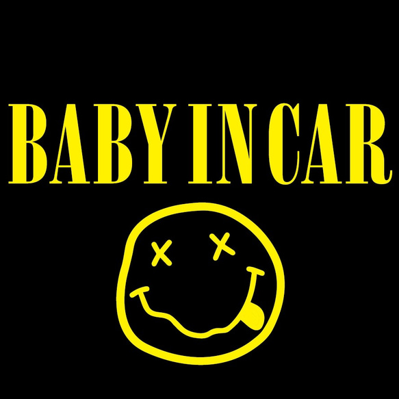 BABY IN CAR カッティングシート（ROCKシリーズ5） 3枚目の画像