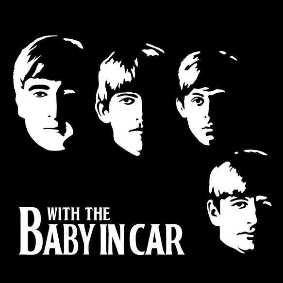 BABY IN CAR カッティングシート（ROCKシリーズ18） 2枚目の画像