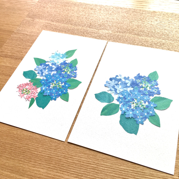 紫陽花のポストカード6枚セット 4枚目の画像
