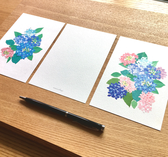 紫陽花のポストカード6枚セット 7枚目の画像