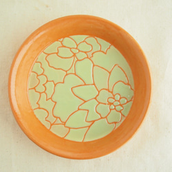 カラフルキャセロール皿（薄緑） 1枚目の画像