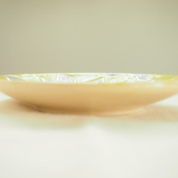 スペインタイルの小皿（鳥　黄緑色） 4枚目の画像