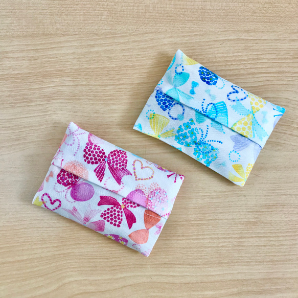 ②ポケットティッシュケース2枚セット