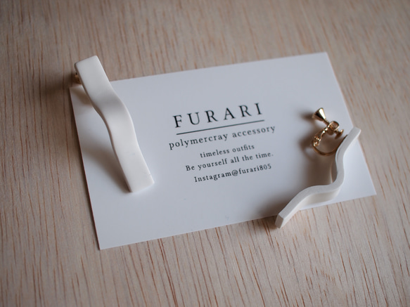 波 イヤリング・ノンホールピアス FURARI 通販 11722030｜Creema(クリーマ)