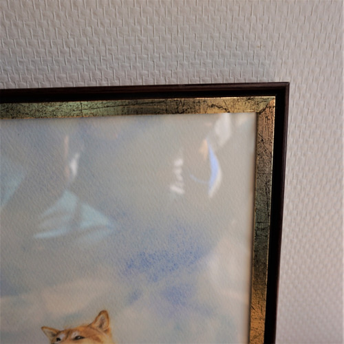 送料無料】絵画「柴犬、青空。」 絵画 sae. suisai 通販