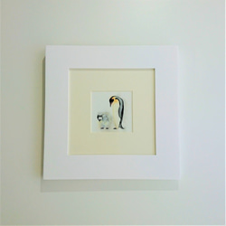 【送料無料】絵画「コウテイペンギンです。よろしく。」 2枚目の画像