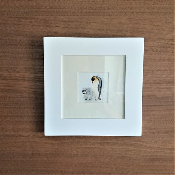 【送料無料】絵画「コウテイペンギンです。よろしく。」 3枚目の画像