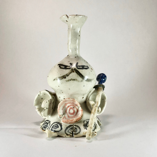 和風な妖怪陶器 『瀬戸大将』型の徳利 オリジナルサイズ 妖怪で飲もう