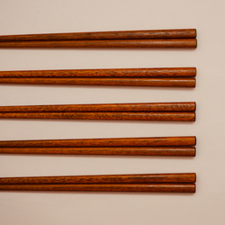 毎日使うシンプルな漆箸◼️送料無料５膳セット◼️ 3枚目の画像