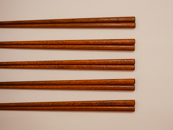 毎日使うシンプルな漆箸◼️送料無料５膳セット◼️ 3枚目の画像