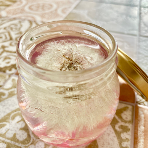 ふわふわタンポポハーバリウム 現品のご案内】たんぽぽハーバリウム™ ＊万華鏡入り | zelkova's