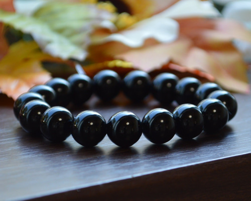 ☆ロシア産☆最高の邪気祓い☆最高級☆黒水晶/モリオン5A☆極上10mm