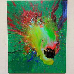 抽象アクリル画 01 抽象画を描く過程/アクリル絵の具/【Part1】Abstract painting